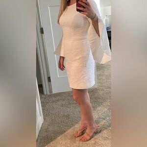 Lilly Pulitzer white bell sleeve dress